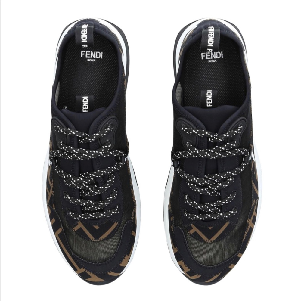 Fendi Freedom Ff Patchwork Sneakers - image 3